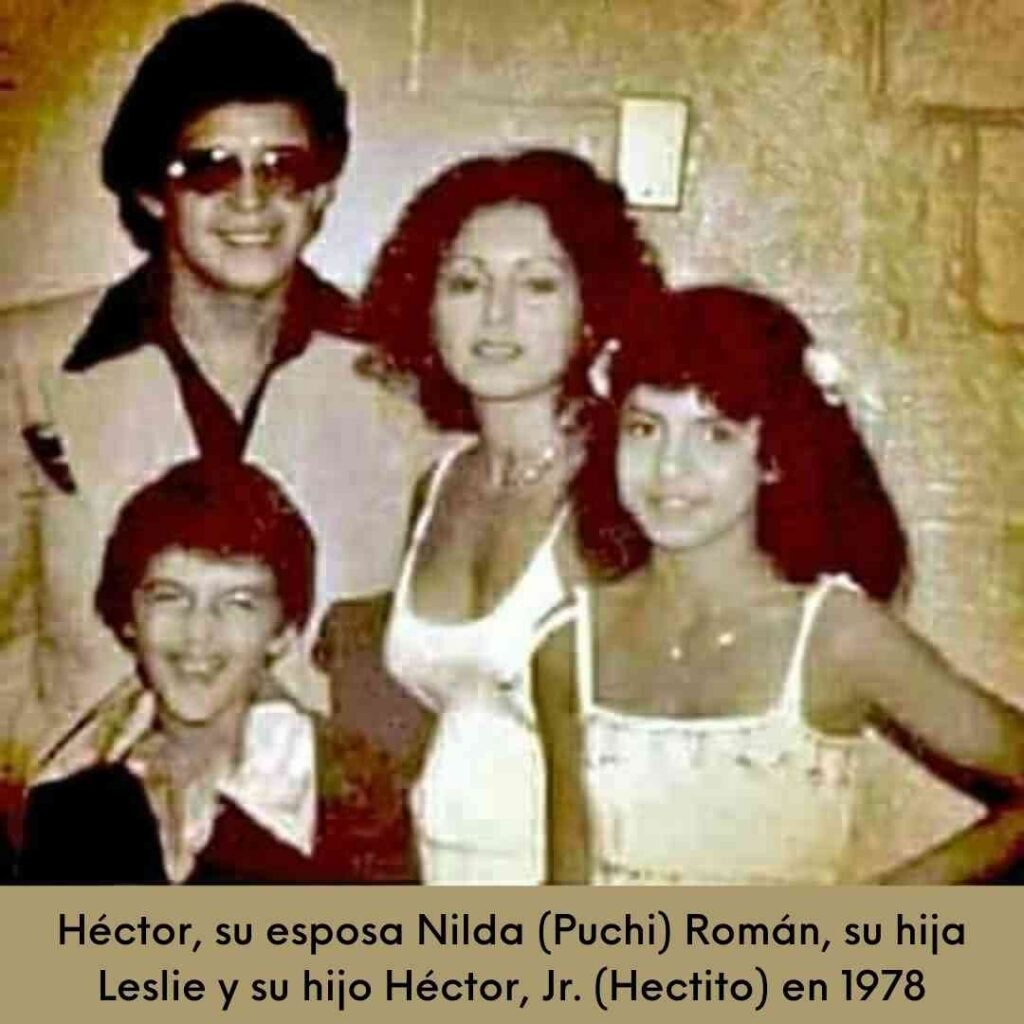 Héctor Lavoe con su esposa e hijos - Familia de Héctor Lavoe - Biografía - Magazin Creativo